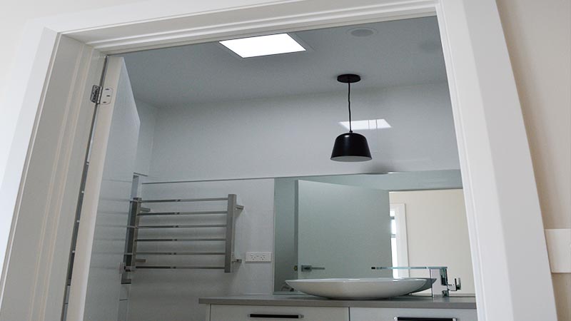 Solar light for bathroom