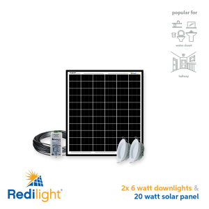 2 x 110mm Recessed Round Complete Kit